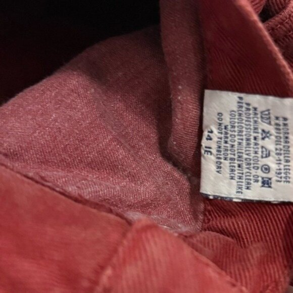 Vintage J&ANS Dolce & Gabbana Jeans Red Women’s Size 29 Made In Italy - Picture 10 of 11